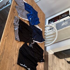 Champion Men's Shorts Collection - Black, Blue, Gray